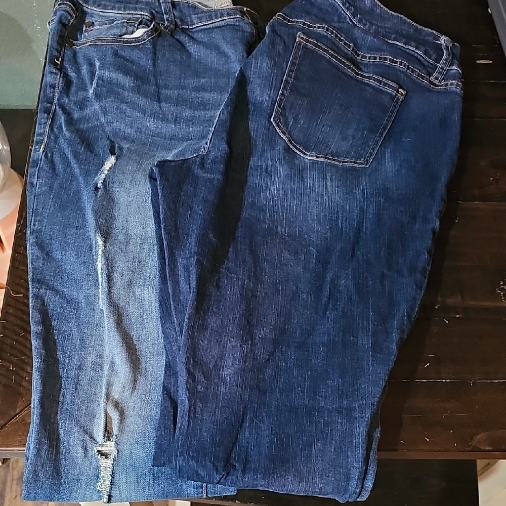 Stylish Blue Denim Jeans Set